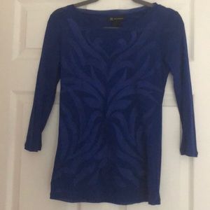 I.N.C. Royal blue blouse-Small